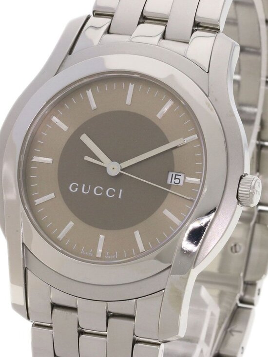 Gucci Round Face Watch SS main image 5